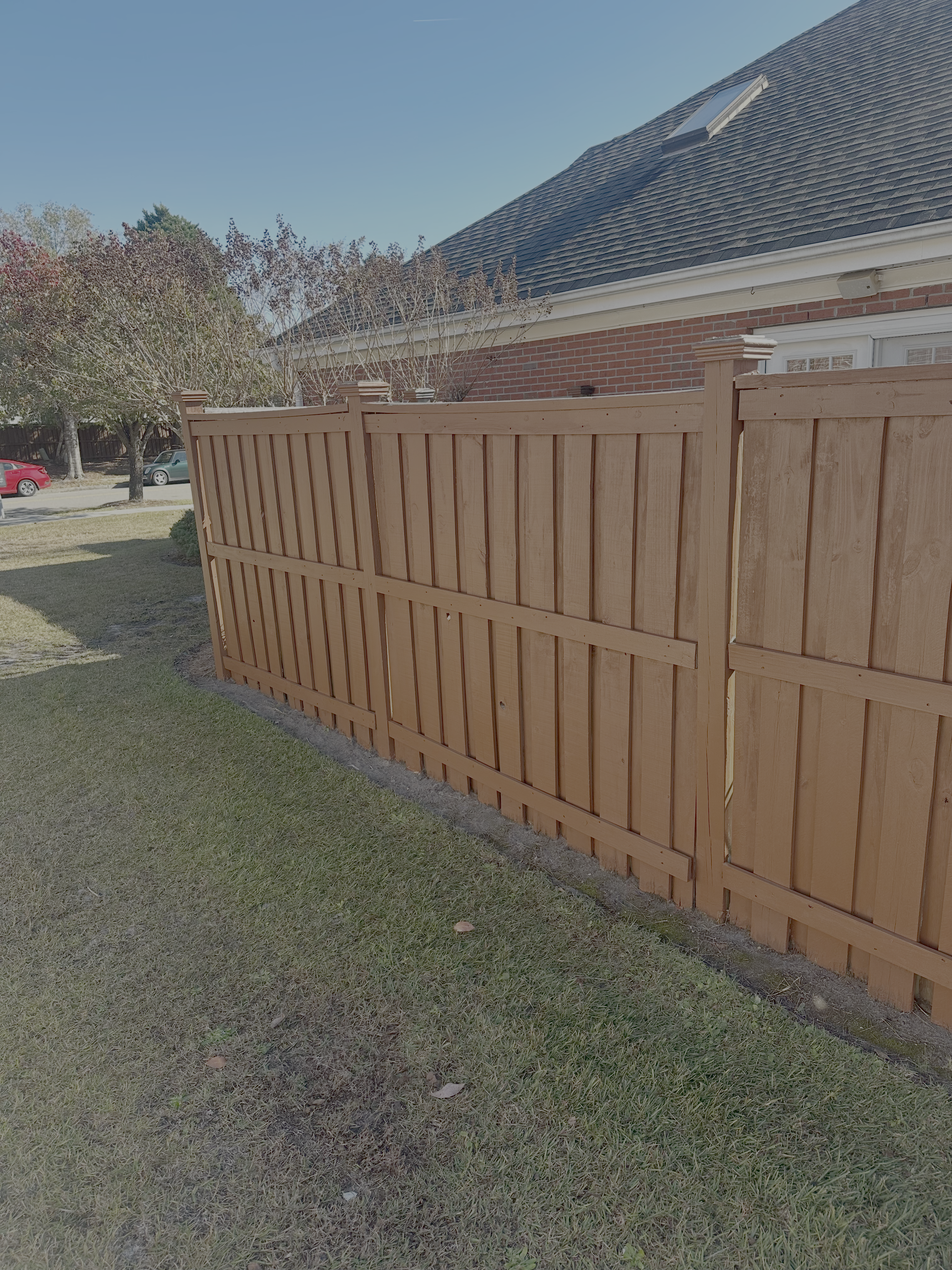 Custom Fence Staining